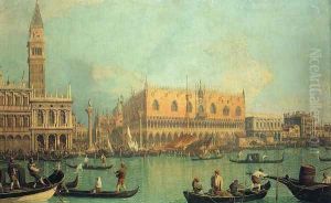 The Doge's Palace with the Piazza di San Marco