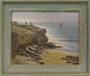 Felsenkuste Bei Royan Am Atlantik