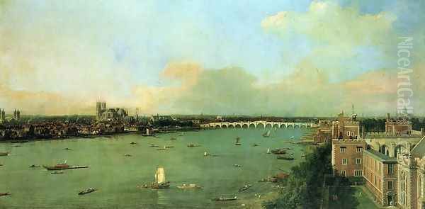The Thames with St. Paul's Cathedral - view 1