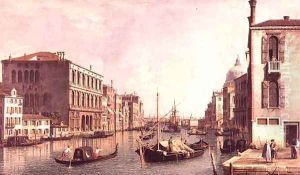The Grand Canal, Venice (2) by (Giovanni Antonio Canal) Canaletto