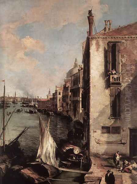 Grand Canal, Looking East from the Campo San Vio (detail) - view 1