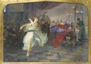 Salome Dancing Before Herod by Edward Henry Corbould
