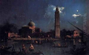 The Vigilia di San Pietro by (Giovanni Antonio Canal) Canaletto
