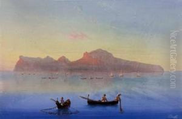 Fischer Bei Der Insel Capri - view 1