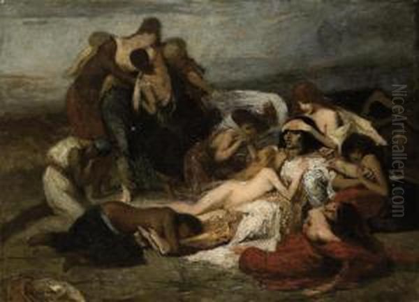 La Mort De Ravana, Roi De Ceylan - view 1