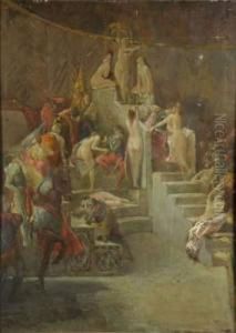 Recompense Des Guerriers by Fernand-Anne Piestre Cormon