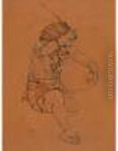  Homme Prehistorique, 1897  by Fernand-Anne Piestre Cormon