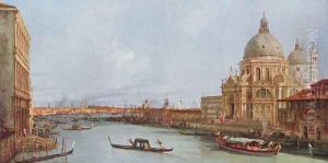 Sight of St Mark's by (Giovanni Antonio Canal) Canaletto