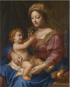 The Madonna And Child by Michel Corneille II