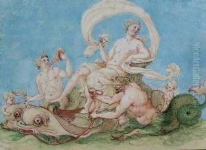 Der Triumpf Der Galatea.
Aquarell Und Deckfarben Uber Federzeichnung In Sepia, Einfassungslinie
In Schwarzer Feder. 15 X 21 Cm. Schwach Stockfleckig. Der Triumpf Der Galatea.
Aquarell Und Deckfarben Uber Federzeichnung In Sepia, Einfassungslinie
In Schwarzer Feder. 15 X 21 Cm. Schwach Stockfleckig.