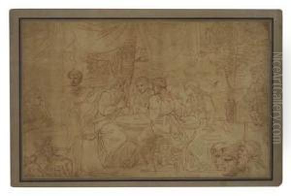 Socrates Debating With Students - view 1