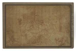 Socrates Debating With Students by Michel Corneille II