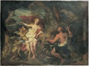 Venus Demandant A Vulcain Des Armes Pour Enee by Michel Corneille II