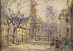 Middle Street, Gloucester, Massachusetts by Paul Cornoyer