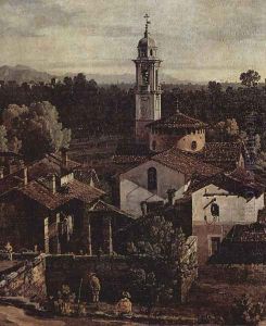 The village Gazzada, View from the south (Vedute of Gazzada), detail