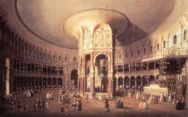 London, Ranelagh, Interior of the Rotunda - view 1