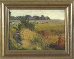 Weite Landschaft by Ludwig Correggio