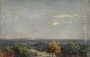 Weite Herbstlandschaft by Ludwig Correggio
