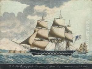 The American Sloop-of-war Lexington Off Smyrna