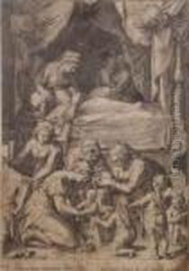 La Nascita Della Vergine by Cornelis Cort