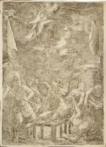 Scena Biblica by Cornelis Cort