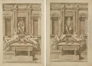 Particolari Architettonici Della Cappella Di San Lorenzo In Firenze by Cornelis Cort