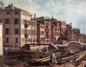 View of San Giuseppe di Castello (detail) by (Giovanni Antonio Canal) Canaletto