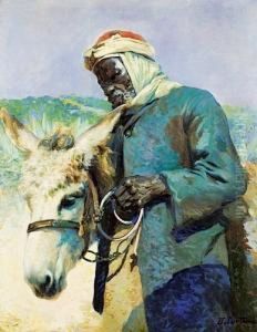 Arabe Promenant Son Ne by Daniel Cortes Perez