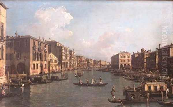 The Grand Canal Near the Rialto Bridge - view 1