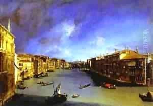 Grand Canal Viewed From Palazzo Balbi by (Giovanni Antonio Canal) Canaletto