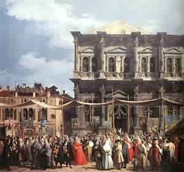 The Feast Day Of St Roch (Detail) C 1735 - view 1