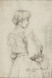 Fanciulla Di Profilo by Demetrio Cosola
