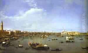 The Basin Of St Mark 1738-40 by (Giovanni Antonio Canal) Canaletto