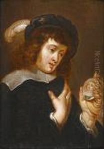 An Allegory Of The Sense Of Sight; And An Allegory Of The Sense Of Taste by Jan Cossiers