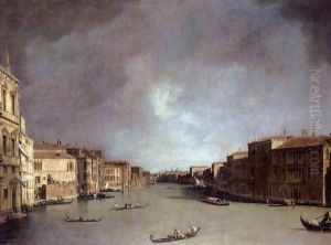 Grand Canal Looking from Palazzo Balbi by (Giovanni Antonio Canal) Canaletto