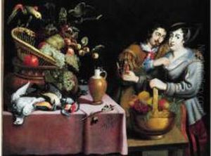 Couple Dans Un Garde-manger