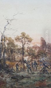 L'avancee De Chasseurs Alpins