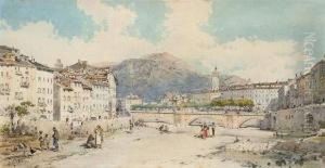 Lavandieres Pres Du Paillon A Nice.