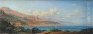 Paysage Maritime En Allant Vers L'italie by Emmanuel Costa