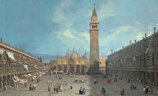 Piazza San Marco possibly late 1720s - view 1