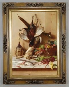 Natura Morta Con Frutta E Ortaggi by Oreste Costa