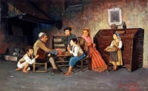 La Partita A Carte by Giuseppe Costantini