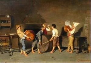 A) Musicisti In Miniatura by Giuseppe Costantini