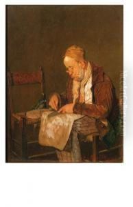 The Shoemaker by Giuseppe Costantini