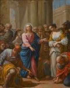 Christ And The Woman Taken In Adultery