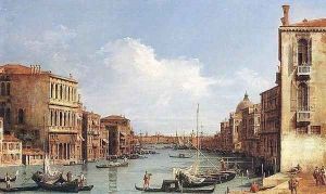 The Grand Canal from Campo San Vio towards the Bacino