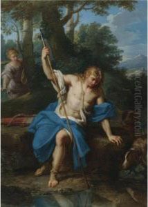 Narcissus And Echo by Placido Costanzi