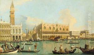 The Molo, the Doge's Palace, and the Piazzetta, Venice, from the Bacino