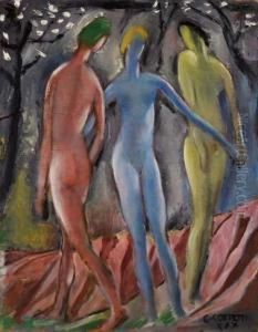 Le Tre Grazie by Giovanni Costetti