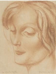 Volto Di Donna by Giovanni Costetti